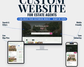 Customized Real Estate Website Design | Property Listing Site