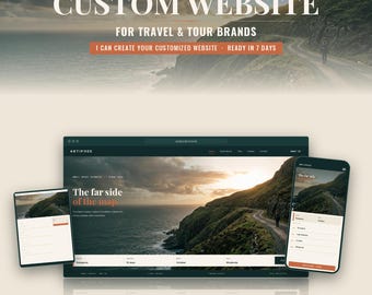 Customized Tour Operator Website | Responsive Travel Agency Site (7 Days)