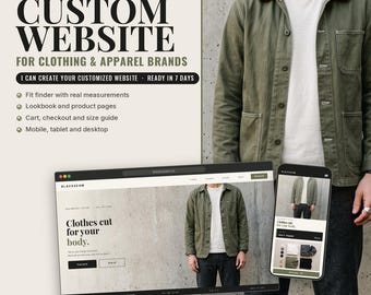 Customized Fashion Website Design | T-Shirt, Hoodie & Streetwear Brand Site