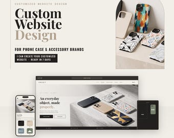 Custom Phone Case Website Design | 7-Page Accessory Store with Model Finder (7-Day Delivery)