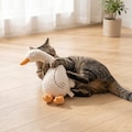 Interactive Cat Teaser Wand, Plush Crinkle Toy for Kittens, Boredom Buster Indoor Cat Toy, Soft Squeaky Pet Toy for Cats