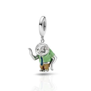 Ciondolo a forma di bradipo in argento sterling 925 per bracciale Pandora, ciondolo a forma di bradipo carino, ciondolo pendente, creazione di gioielli europei, regalo per donne, ciondoli a forma di animale, ciondoli pigri