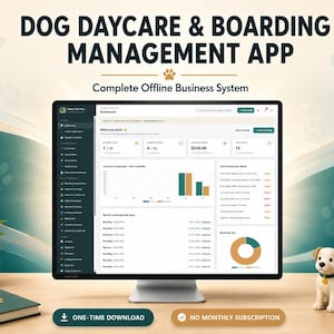 Dog Daycare Management App, Kennel Booking and Pet Boarding Business System