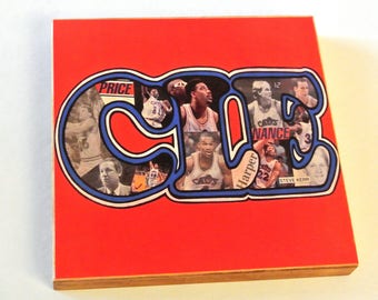 CLEVELAND CAVALIERS CLE 80's Squad - 8x8 Handmade Wood Print