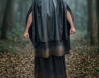 Déguisement inspiré de l'acolyte Qimir | Tenue de cosplay Sith côté obscur | Tenue de fête d'Halloween