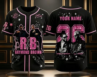 Custom Printing Team Breezy Baseball Jersey, Chris Brown Shirt, The R&B Tour Concert Outfit, Custom Name Number Jersey