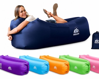 Canapé-lit gonflable portable, canapé de camping, chaise longue extérieure, piscine, plage, lit gonflable