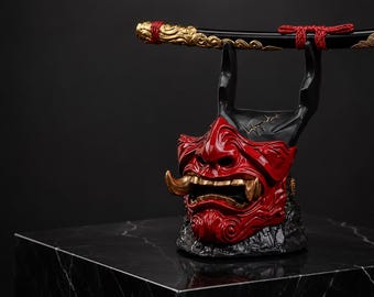 Warrior Throne Controller Stand, Gaming Desk Decor, PVC Holder