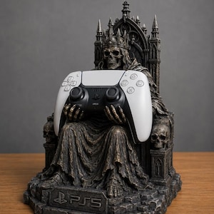 Supporto Controller Fantasy Dark – Re Scheletro stampato 3d