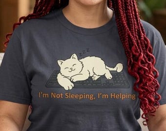 PC Nerd Cat Tee, Funny Cat & Computer Owner Meme T-Shirt