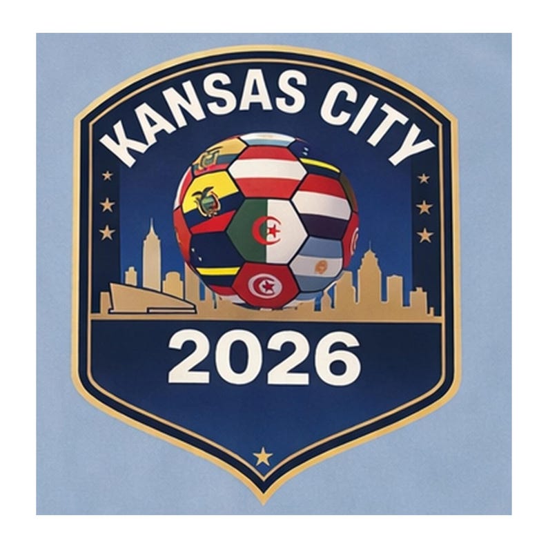 Kansas City 2026 World Football T-shirt (Women & Men) 6-Nation Flags Design, Breathable Polyester image 3