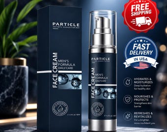 Particle Face Cream For Men 6 In 1 Anti Aging Cream Fights Eye Bags Dark Spots