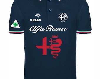 Alfa Romeo Poloshirt, Autos, Motorräder, Italien, Vierblättriges Kleeblatt, Alfa Romeo Fans, Unisex, Geschenk, Baumwolle