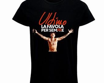 T-SHIRT ULTIMO la favola per sempre concerto 2026 Roma-Tor Vergata, Sanremo, musica, cotone 100%, Italia, unisex, regalo.