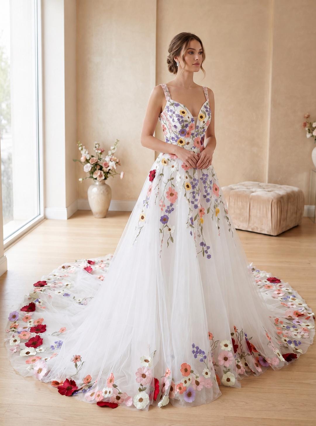 A Line Bridal Dress