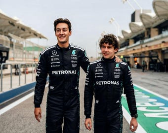 Custom F1 Racing Suit, Personalized Karting Suit, Mercedes Petronas Style, Adult & Kids Sizes