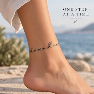 Ant Tattoo Small Steps Big Journey Perseverance Strength Fine Line Armband PNG