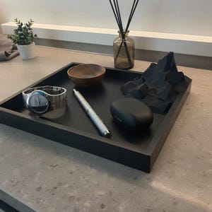 Minimalistisk Zen Valet Skötbricka STL
