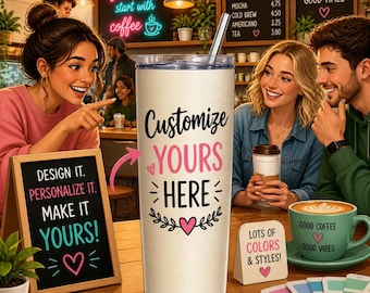 Customizable 20oz Stainless Steel Tumbler for All Occasions