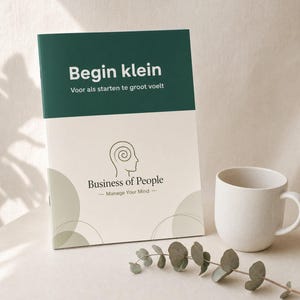 Begin klein | Prikkelarme PDF toolkit voor uitstelgedrag, starten, resetten en een vol hoofd