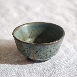 Carl-Harry Stålhane Miniature Bowl for Rörstrand – 1950s Swedish Stoneware – Signed CHS – Mid Century Scandinavian Pottery