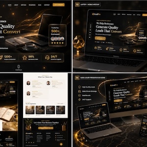 Lead Generation HTML Template | Responsive Landing Page Code (Digital Download) image 5