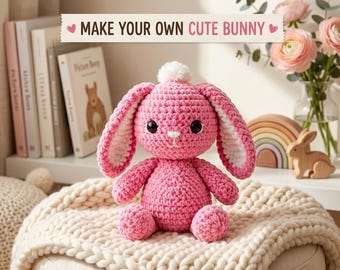 Amigurumi Bunny Crochet Pattern | Beginner Friendly Plush Toy PDF Download