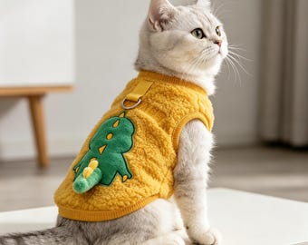 Dicke Hundeweste - Kuschelige Haustierkleidung für kleine und mittelgroße Hunde | Bichon Frise, Pommern, Teddy Hunde & Katzen | Weich Gefütterte Welpen Jacke