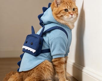 Halloween Weihnachten Hundepullover Kostüm | Lustiger Haustier Hoodie für kleine Hunde & Katzen | Teddybär Cosplay Outfit | Festliche Warme Hundebekleidung
