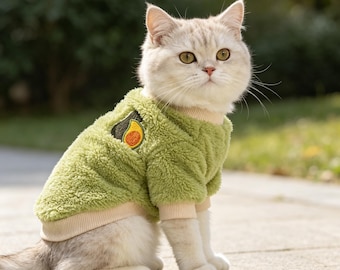 Warmer zweibeiniger Haustierpullover für Hunde und Katzen | Gemütliches Neujahrs-Outfit für kleine, mittelgroße und große Hunde, Teddy-Kleidung | Winter-Haustier-Katzenkleidung