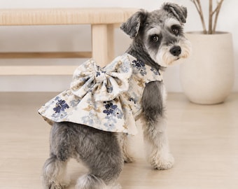 Sommer-Blumenprinzessin-Haustierkleid für Katzen und kleine Hunde, niedliches Spaghetti-Bügel-Sommerkleid für Teddy Bichon Pudel, Kitty-Welpen-Outfit