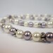 Summer Conard reviewed Lilac and Cream Swarovski Pearl Necklace - - Bridesmaid, Spring Wedding, Mother of the Bride, Purple, Rhapsody, For Her