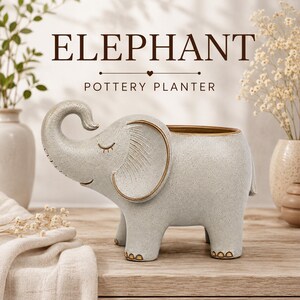 Elephant Pottery Template, Printable Slab Ceramic Template, Diy Pottery Pattern, Handmade Clay Template Pdf, Pottery Sculpture