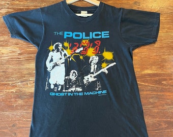 1982 True Vintage POLICE Ghost in the Machine tour shirt