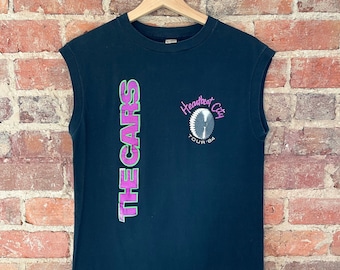 1984 True Vintage The Cars band muscle shirt Heartbeat City tour