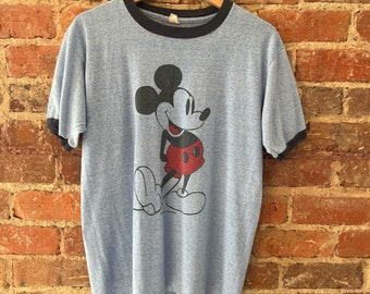 True Vintage Mickey Mouse ringer shirt, 1970s, the Outsiders, Disney