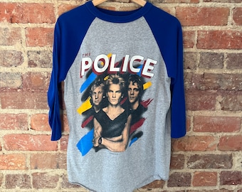 80’s vintage THE POLICE tee 1983 Tシャツ 1983 Vintage The Police T-Shirt | Ellie Mae Studios
