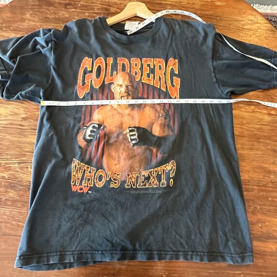 True Vintage WCW Goldberg Wrestling Shirt - image 6