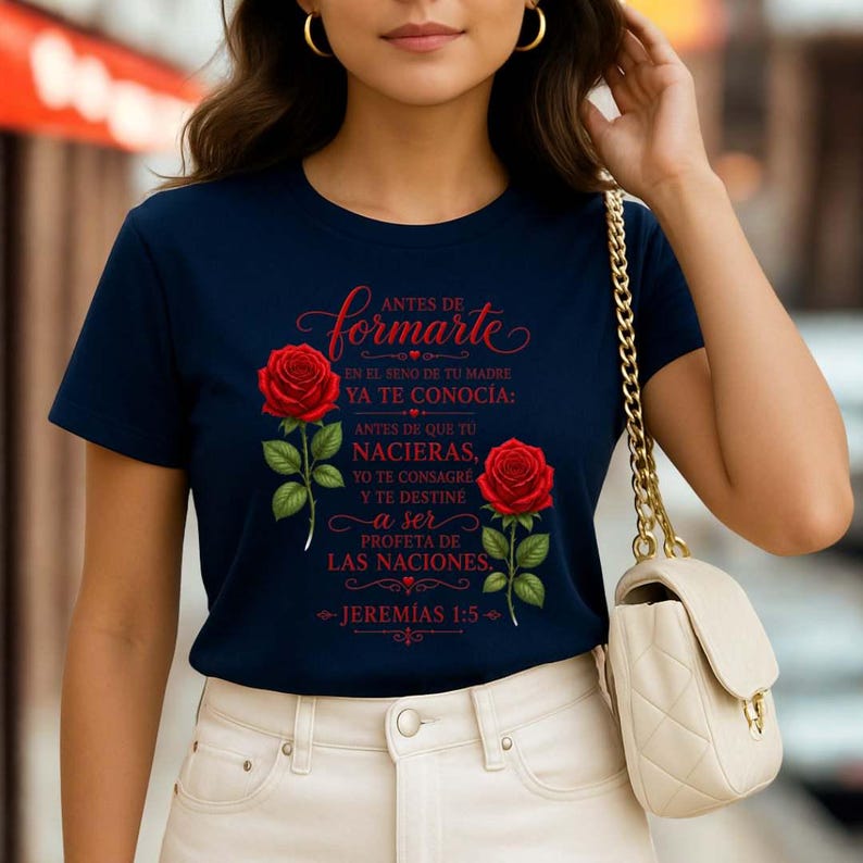 Jeremias 1:5 With Rosas, PNG Digital Download - Etsy