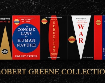 Robert Greene Collection – 5 Book Set | Mastery, The Laws of Human Nature, The Art of Seduction