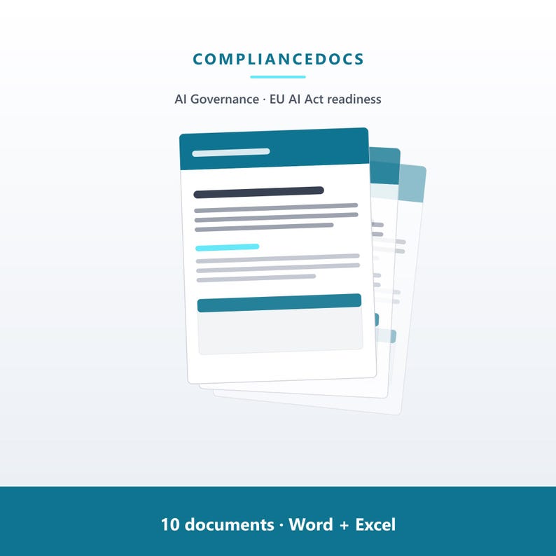 AI Governance Policy Templates 10 Editable AI Policies Word Excel