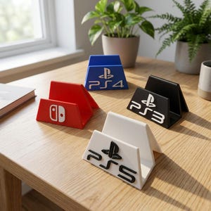 Soporte expositor para consolas de videojuegos | PS5, PS4, PS3 y Nintendo Switch