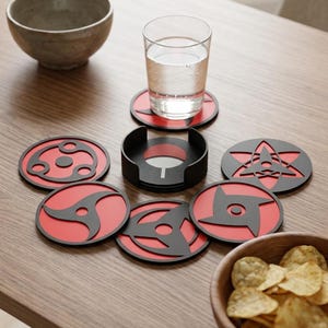 Sharingan-underläggsset | 3D-utskrivet