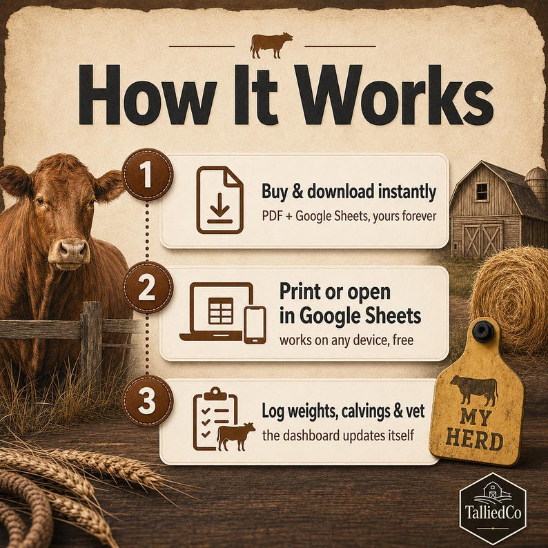 Cattle record how it works