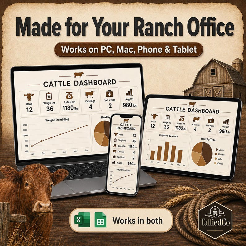 Cattle record all devices