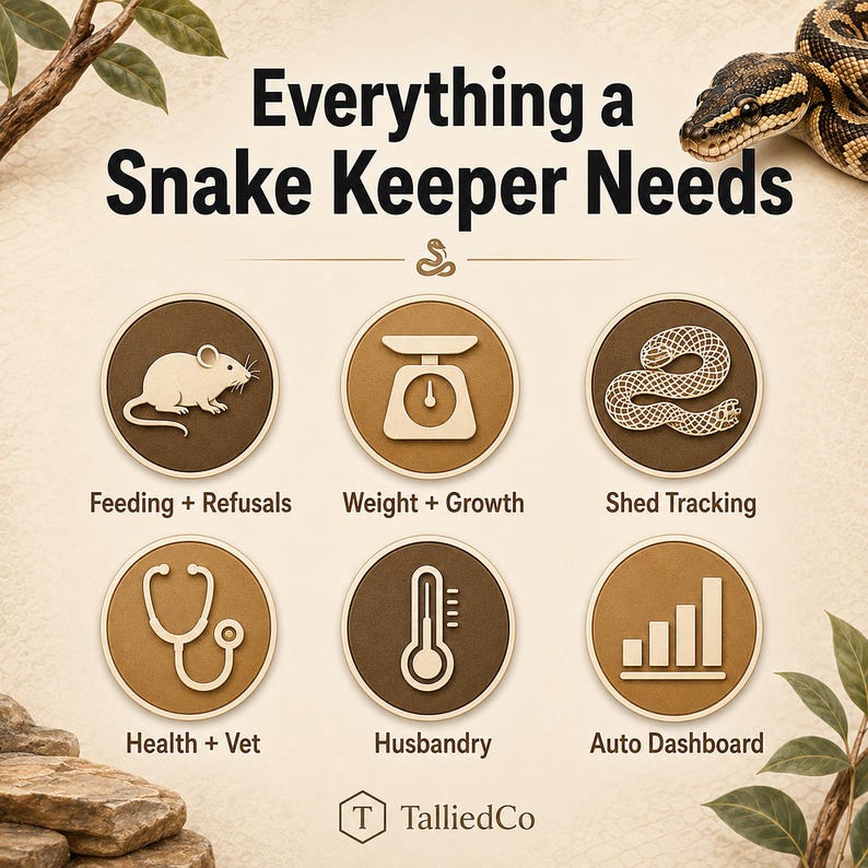 Snake keeper features