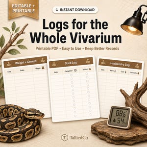 Weight shed husbandry logs