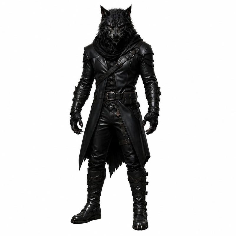 Werewolf Uniform Evil Werewolf Costume - Etsy