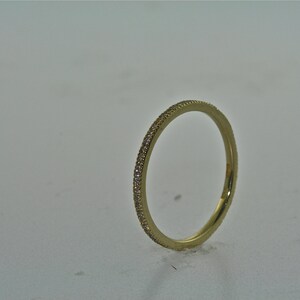 18kt Yellow Gold en Diamond Eternity Band