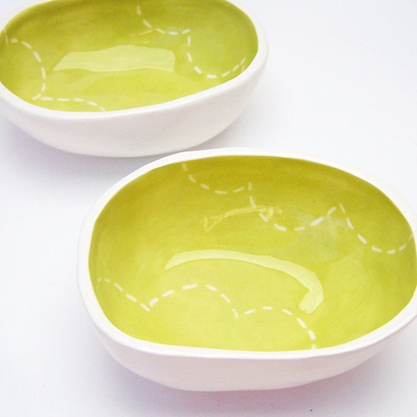 Small Pottery Bowls - Ceramic Bowl - Jewellery Bowls